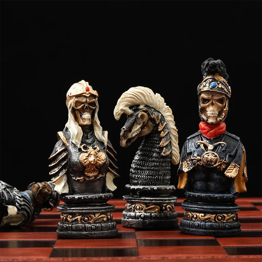 Grinning Death Chess Set