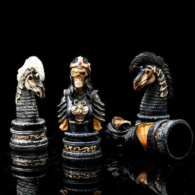 Grinning Death Chess Set
