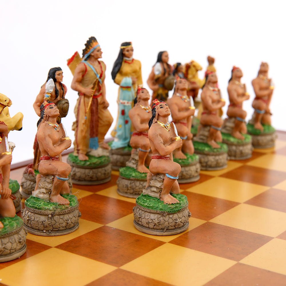 Tales of Indians Chess Set