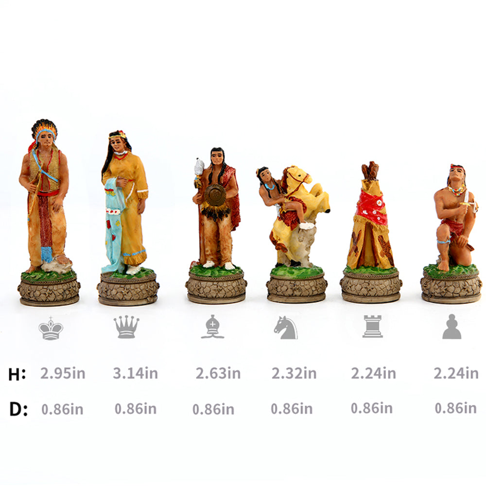Tales of Indians Chess Set