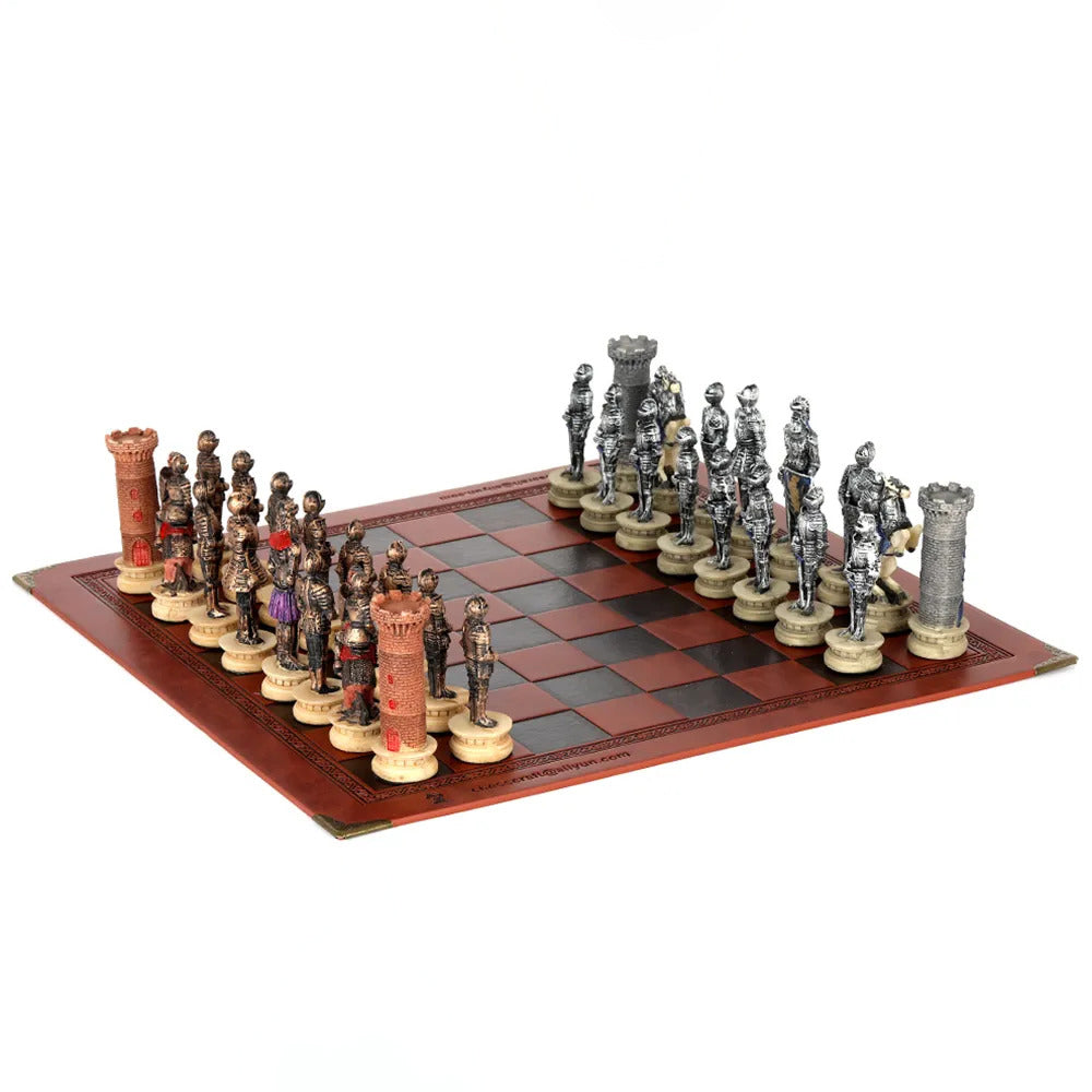 Knights of the Cross Chess Set